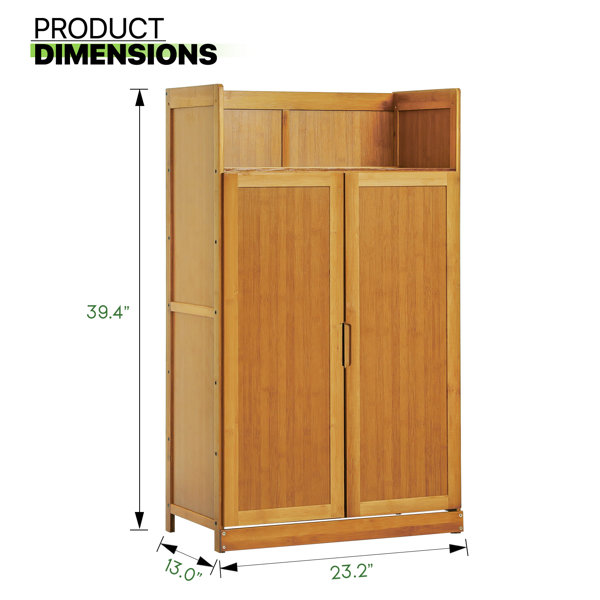 Bring Home Furniture 15 Pair 6 Tiers Bamboo Shoe Storage Shelf